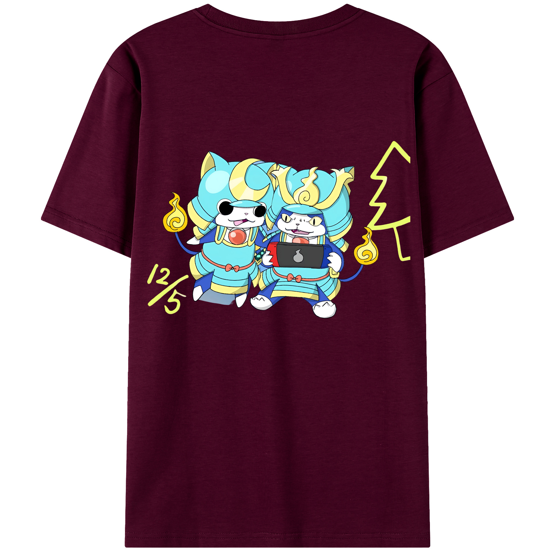 （画像用） 妖怪ウォッチ Yo-kai Watch レディース半袖Tシャツ(バックプリント)